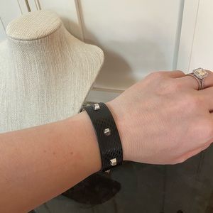 Vince Camuto black studded bracelet